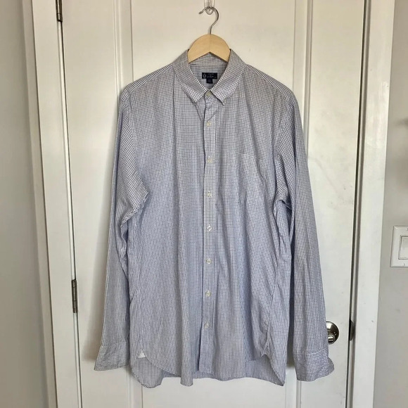 J. Crew Other - J. Crew Men’s Plaid 2Ply Button Up Dress Shirt LT